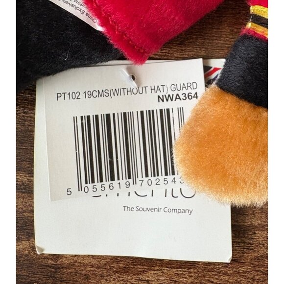 NWT Memento Souvenirs Great Britain British Royal Guard Teddy Bear Brown Plush S - Picture 3 of 8